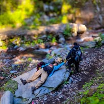 Guía de rappel y senderismo